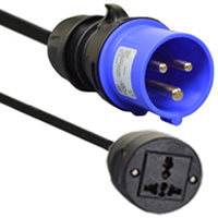 IEC 60309 (6h) 20 Amp 250 Volt Adapter